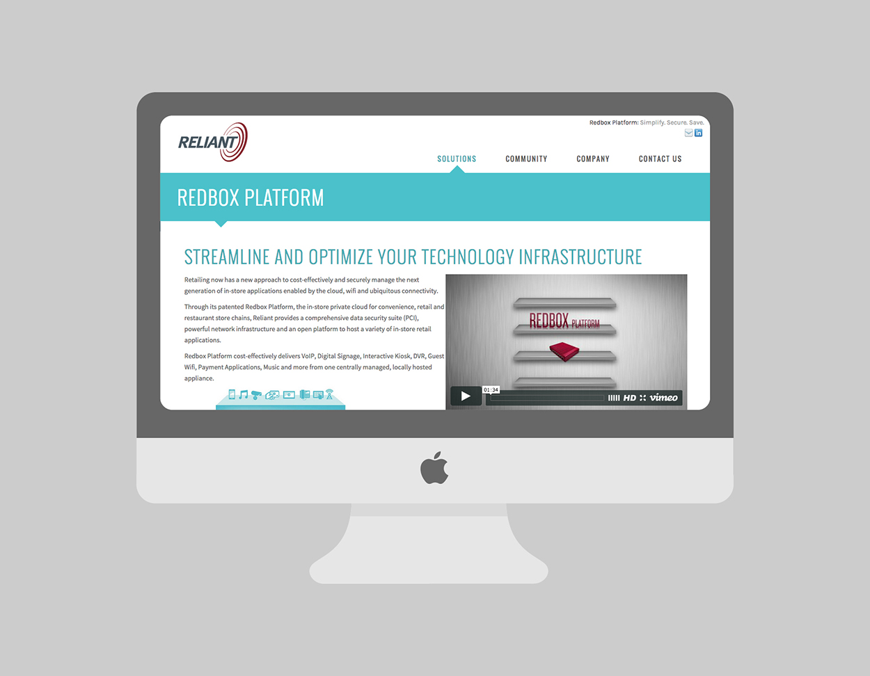 Reliant Security Web Design