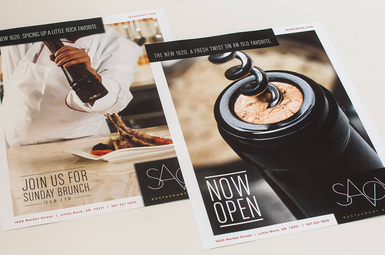 Savoy Restaurant Branding