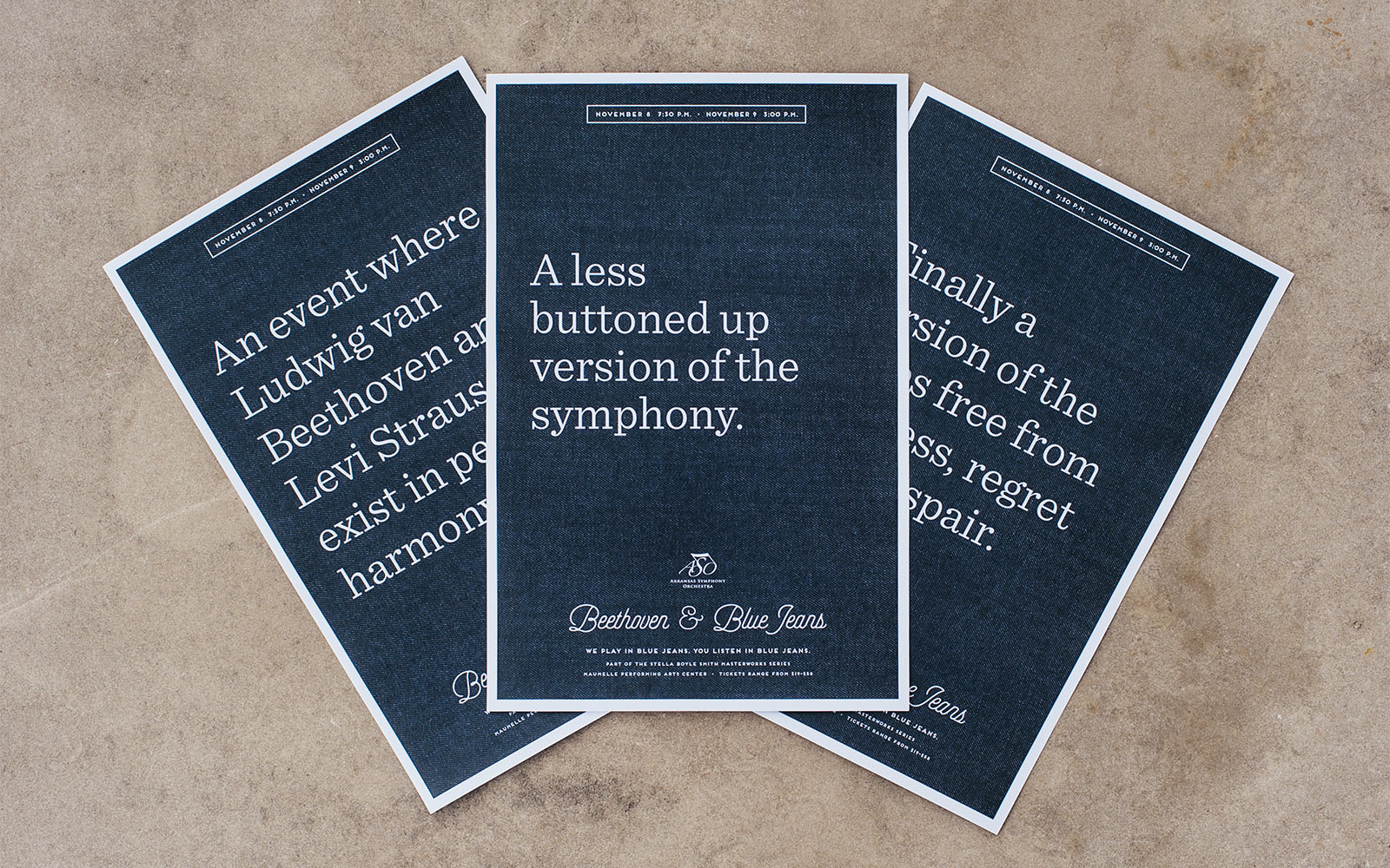 Beethoven & Blue Jeans Poster